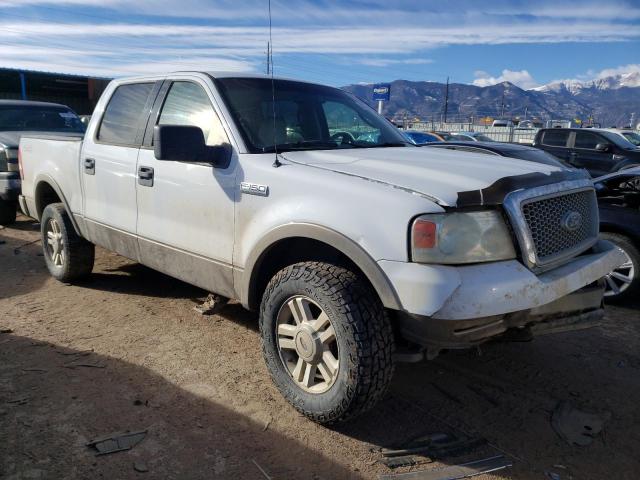 1FTPW14534KD36504 - 2004 FORD F150 SUPERCREW WHITE photo 4