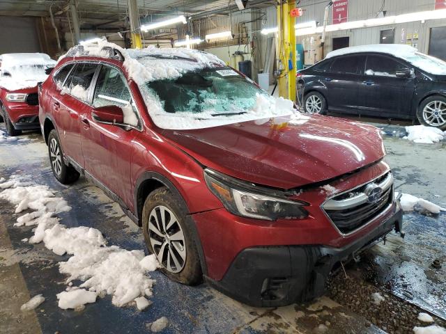 4S4BTAEC7L3237320 - 2020 SUBARU OUTBACK PREMIUM RED photo 4