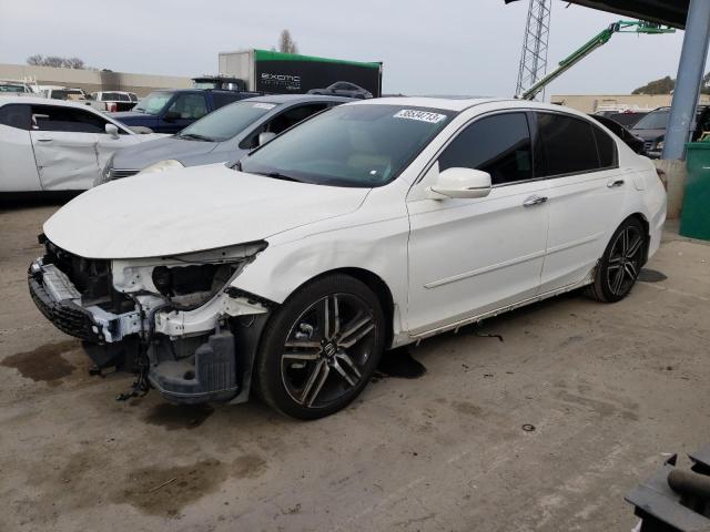 1HGCR3F96GA030667 - 2016 HONDA ACCORD TOURING WHITE photo 1