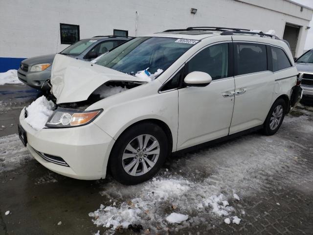 5FNRL5H64FB032688 - 2015 HONDA ODYSSEY EXL WHITE photo 1