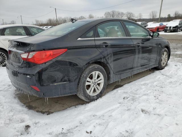 5NPEB4AC0EH903484 - 2014 HYUNDAI SONATA GLS BLACK photo 3