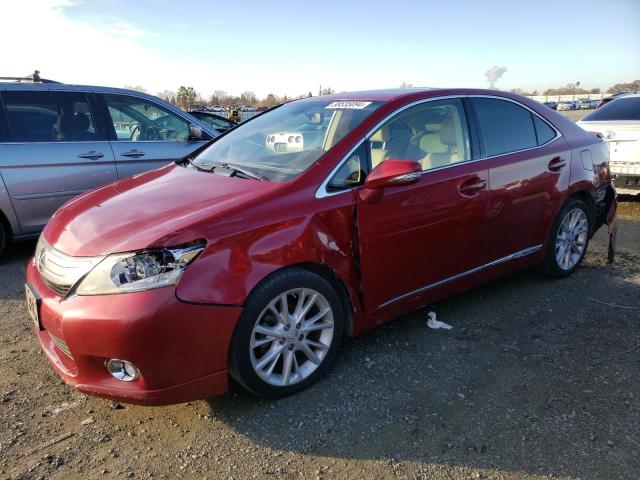 JTHBB1BA7A2005263 - 2010 LEXUS HS 250H RED photo 1