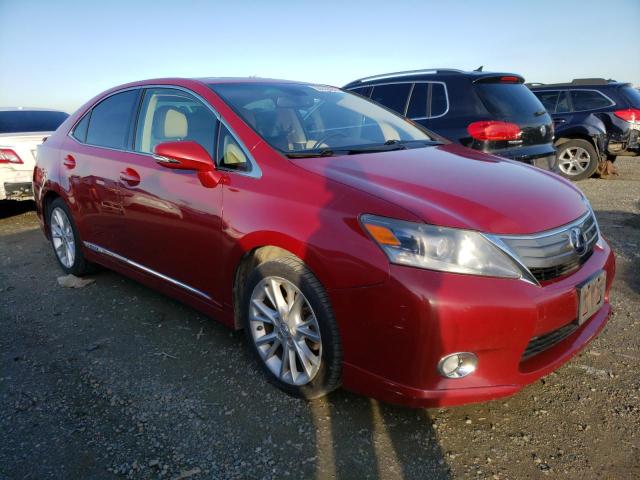 JTHBB1BA7A2005263 - 2010 LEXUS HS 250H RED photo 4