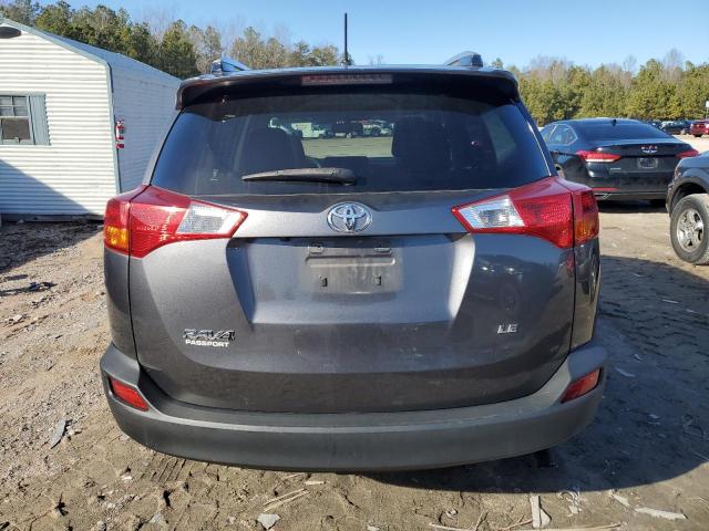 JTMZFREV3EJ012966 - 2014 TOYOTA RAV4 LE GRAY photo 6