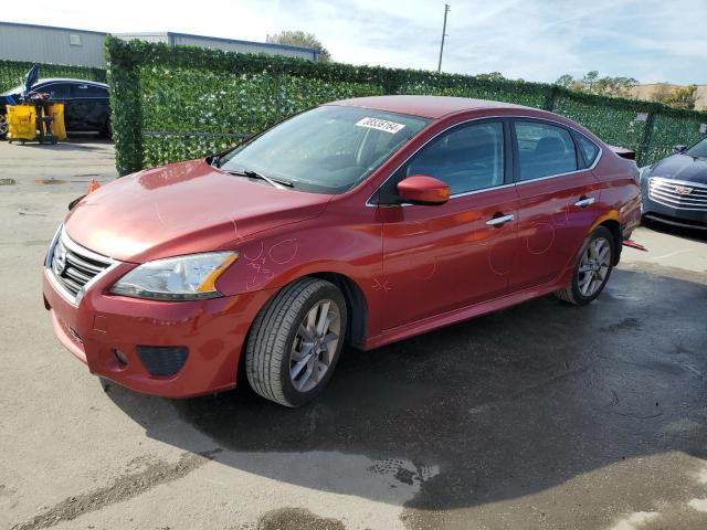 3N1AB7APXEY311051 - 2014 NISSAN SENTRA S RED photo 1