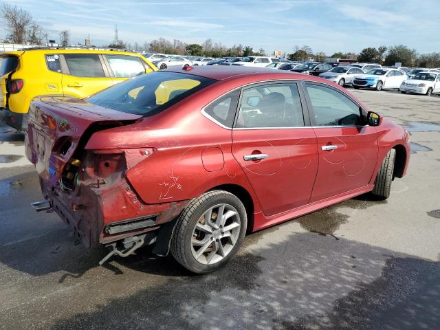 3N1AB7APXEY311051 - 2014 NISSAN SENTRA S RED photo 3