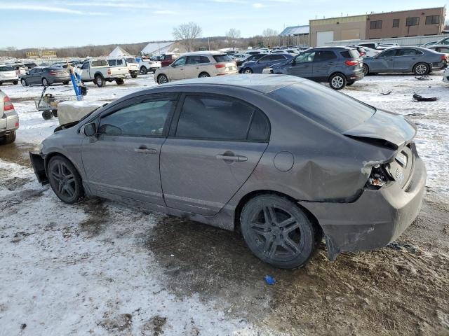 2HGFA16529H537804 - 2009 HONDA CIVIC LX GRAY photo 2