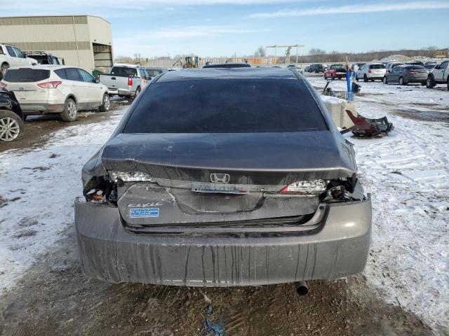 2HGFA16529H537804 - 2009 HONDA CIVIC LX GRAY photo 6