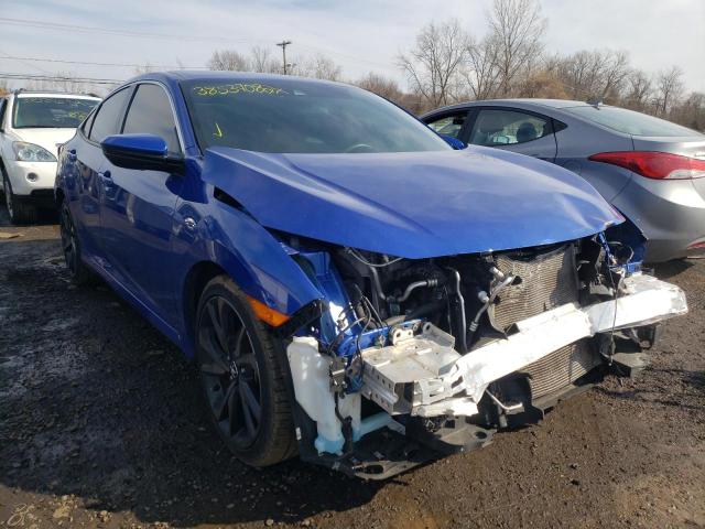 2HGFC2F88LH559131 - 2020 HONDA CIVIC SPORT BLUE photo 1