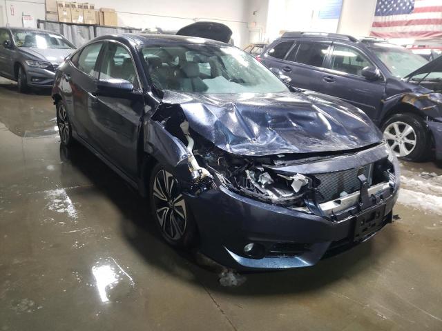 19XFC1F31JE003023 - 2018 HONDA CIVIC EX BLUE photo 4