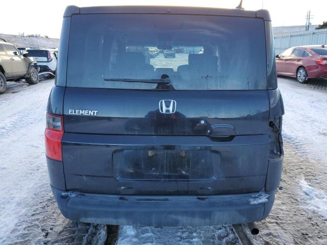 5J6YH28717L007647 - 2007 HONDA ELEMENT EX BLACK photo 6