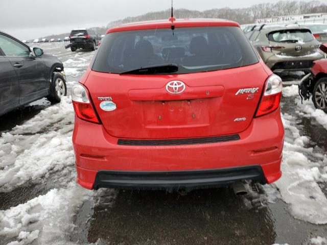 2T1LE4EEXAC013629 - 2010 TOYOTA COROLLA/MA S RED photo 6