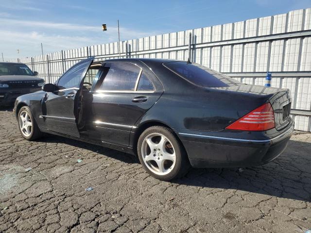 WDBNG75J45A456319 - 2005 MERCEDES-BENZ S 500 BLACK photo 2