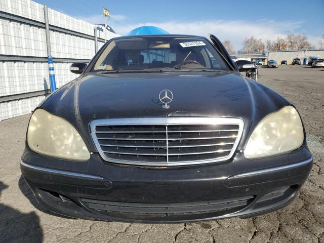 WDBNG75J45A456319 - 2005 MERCEDES-BENZ S 500 BLACK photo 5