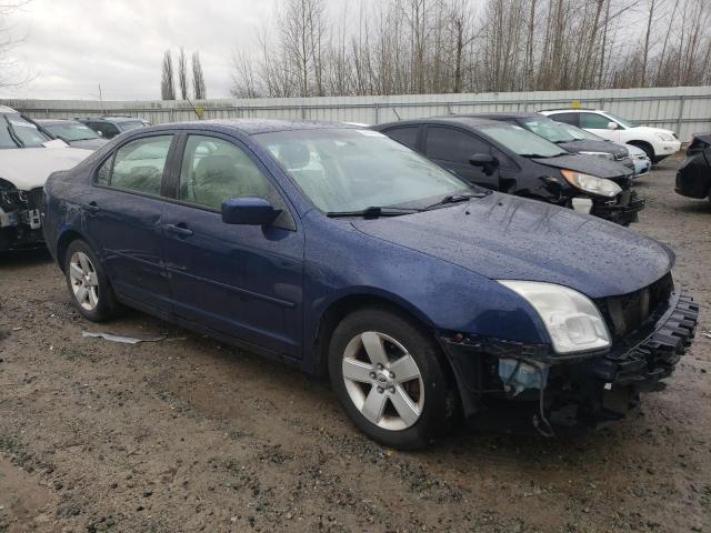 3FAHP07Z17R173416 - 2007 FORD FUSION SE BLUE photo 4