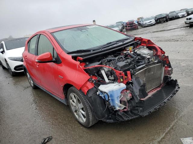 JTDKDTB30J1604052 - 2018 TOYOTA PRIUS C RED photo 4