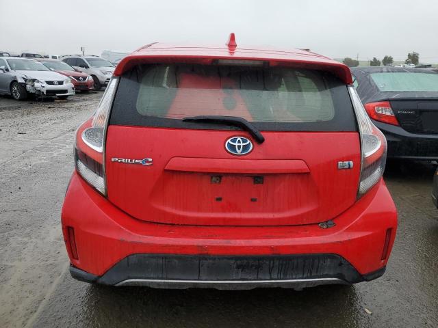 JTDKDTB30J1604052 - 2018 TOYOTA PRIUS C RED photo 6