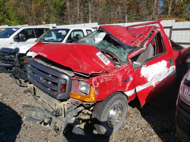 1FDWF33S51ED15237 - 2001 FORD F350 SUPER DUTY RED photo 1