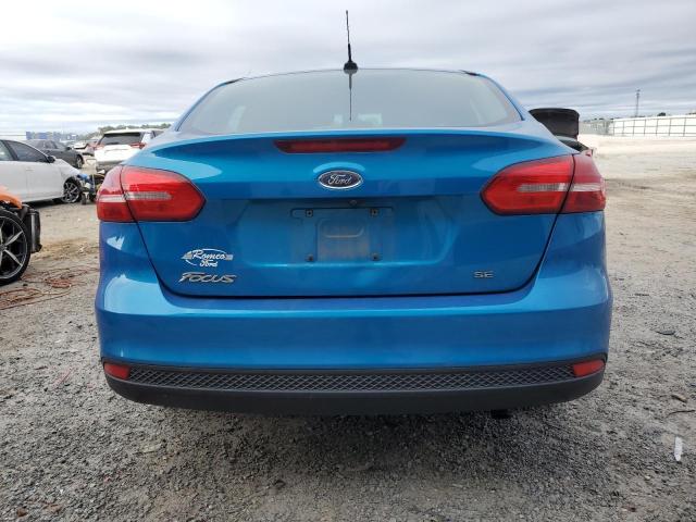 1FADP3F23GL381350 - 2016 FORD FOCUS SE BLUE photo 6