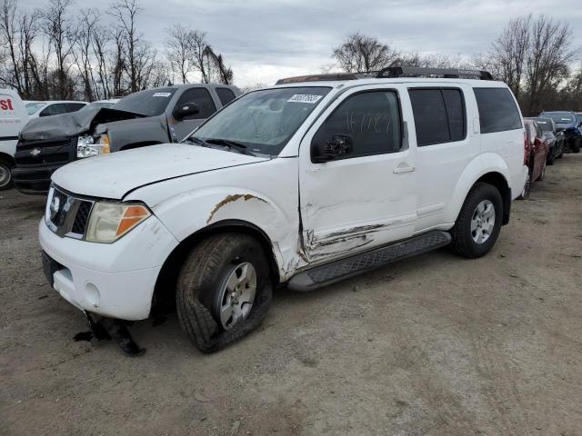 5N1AR18W05C753280 - 2005 NISSAN PATHFINDER LE WHITE photo 1