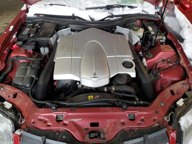 1C3AN69L24X003456 - 2004 CHRYSLER CROSSFIRE LIMITED RED photo 11