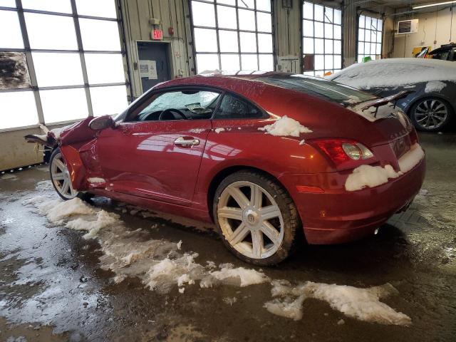 1C3AN69L24X003456 - 2004 CHRYSLER CROSSFIRE LIMITED RED photo 2