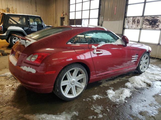 1C3AN69L24X003456 - 2004 CHRYSLER CROSSFIRE LIMITED RED photo 3