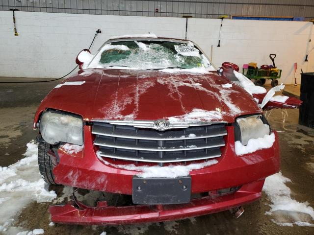 1C3AN69L24X003456 - 2004 CHRYSLER CROSSFIRE LIMITED RED photo 5