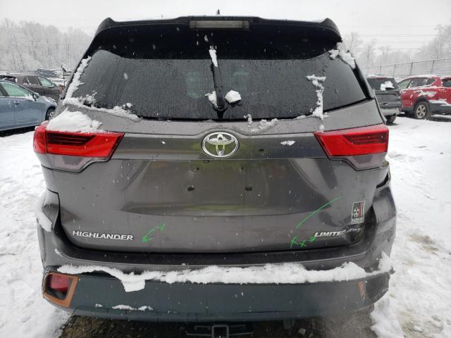 5TDDZRFH8HS380853 - 2017 TOYOTA HIGHLANDER LIMITED GRAY photo 6