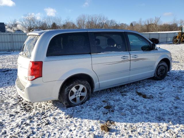 2C4RDGDG9CR107523 - 2012 DODGE GRAND CARA CREW SILVER photo 3