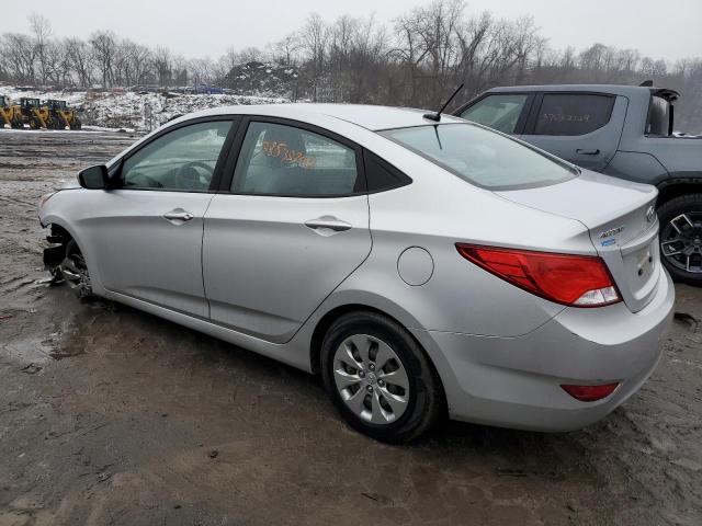 KMHCT4AEXHU247371 - 2017 HYUNDAI ACCENT SE SILVER photo 2