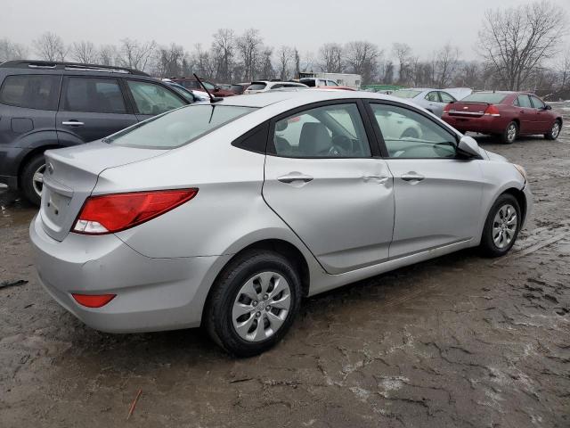 KMHCT4AEXHU247371 - 2017 HYUNDAI ACCENT SE SILVER photo 3