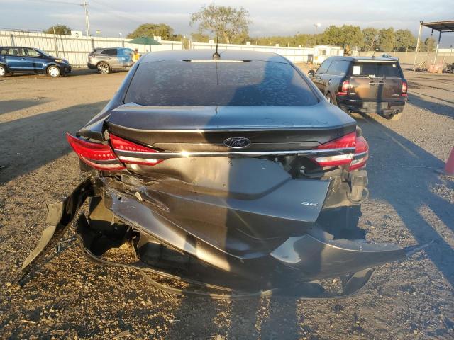 3FA6P0H77HR408326 - 2017 FORD FUSION SE GRAY photo 6