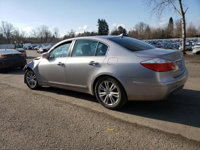 KMHGC4DF0BU138270 - 2011 HYUNDAI GENESIS 4.6L SILVER photo 2