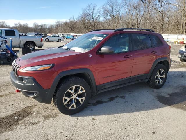 1C4PJMBS3HD229939 - 2017 JEEP CHEROKEE TRAILHAWK BURGUNDY photo 1