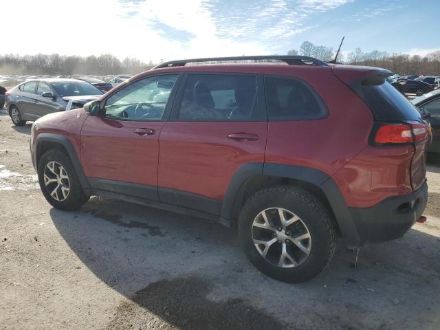 1C4PJMBS3HD229939 - 2017 JEEP CHEROKEE TRAILHAWK BURGUNDY photo 2