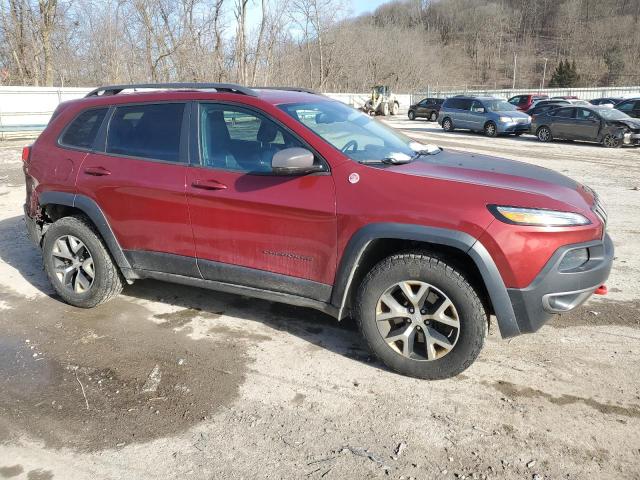 1C4PJMBS3HD229939 - 2017 JEEP CHEROKEE TRAILHAWK BURGUNDY photo 4