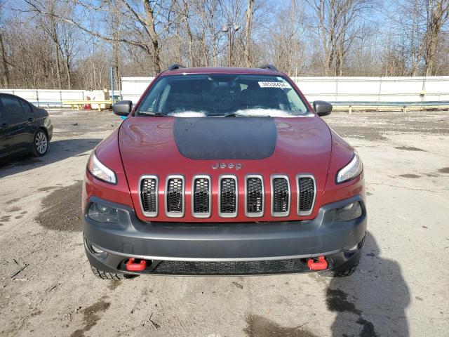 1C4PJMBS3HD229939 - 2017 JEEP CHEROKEE TRAILHAWK BURGUNDY photo 5