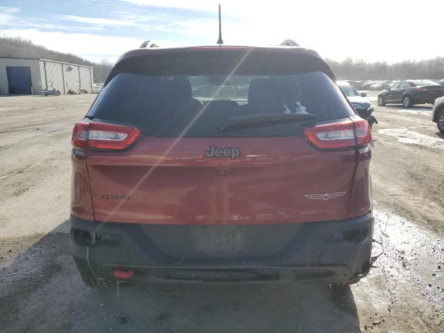 1C4PJMBS3HD229939 - 2017 JEEP CHEROKEE TRAILHAWK BURGUNDY photo 6