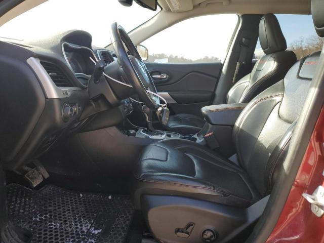 1C4PJMBS3HD229939 - 2017 JEEP CHEROKEE TRAILHAWK BURGUNDY photo 7
