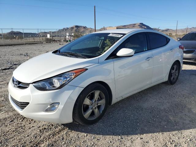 5NPDH4AE7CH136256 - 2012 HYUNDAI ELANTRA GLS WHITE photo 1