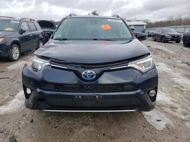 JTMDJREV3HD114165 - 2017 TOYOTA RAV4 HV LIMITED BLUE photo 5