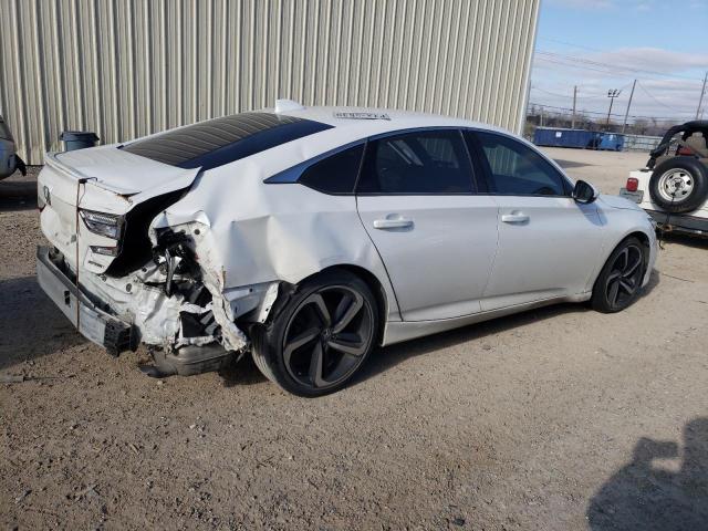 1HGCV1F35LA078117 - 2020 HONDA ACCORD SPORT WHITE photo 3