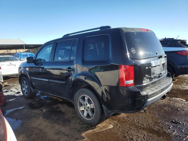 5FNYF48809B031458 - 2009 HONDA PILOT TOURING BLACK photo 2