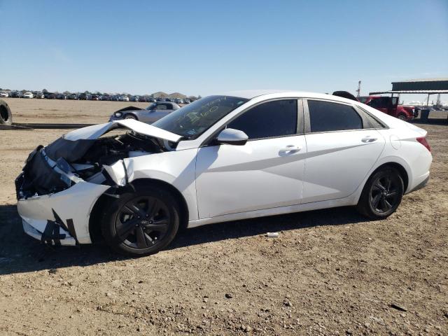 5NPLM4AG6MH047689 - 2021 HYUNDAI ELANTRA SEL WHITE photo 1