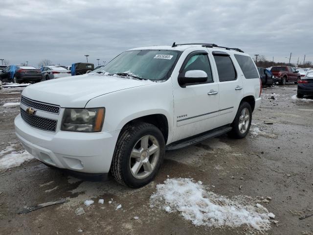 1GNUKCE06AR181468 - 2010 CHEVROLET TAHOE K1500 LTZ WHITE photo 1