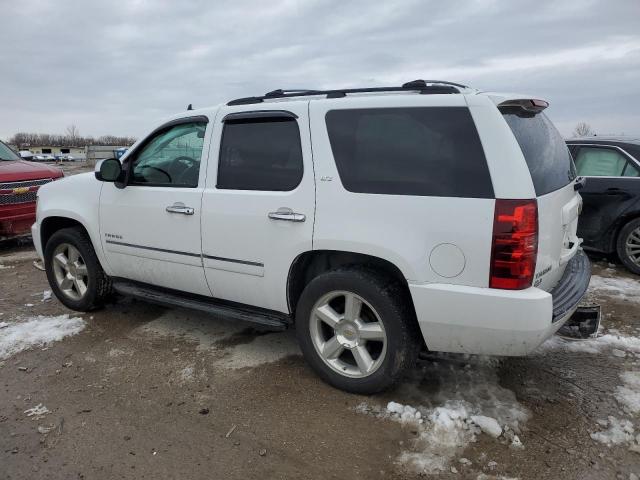 1GNUKCE06AR181468 - 2010 CHEVROLET TAHOE K1500 LTZ WHITE photo 2