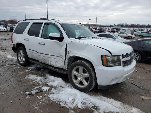 1GNUKCE06AR181468 - 2010 CHEVROLET TAHOE K1500 LTZ WHITE photo 4