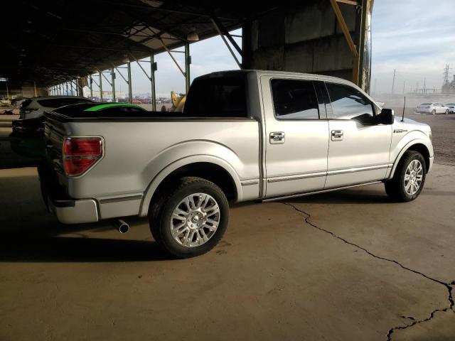 1FTFW1CFXDFD11453 - 2013 FORD F150 SUPERCREW GRAY photo 3
