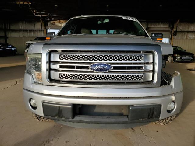 1FTFW1CFXDFD11453 - 2013 FORD F150 SUPERCREW GRAY photo 5